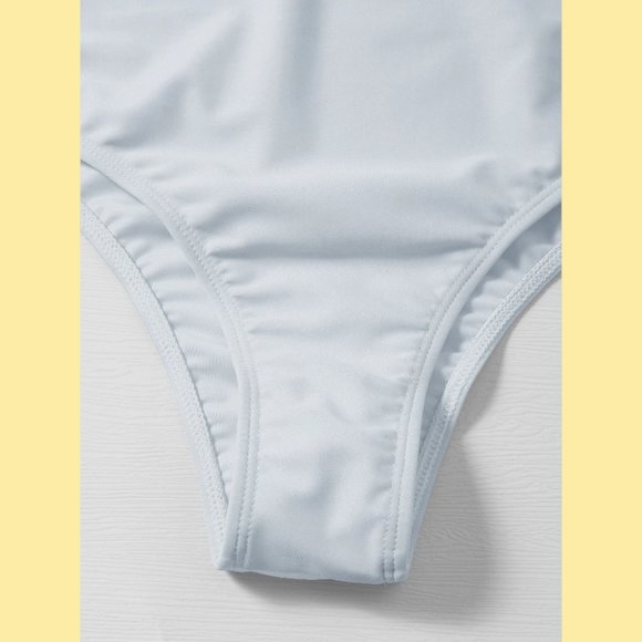 Greek Goddess One Piece Swimsuit White Monokini - Picture 5 of 7